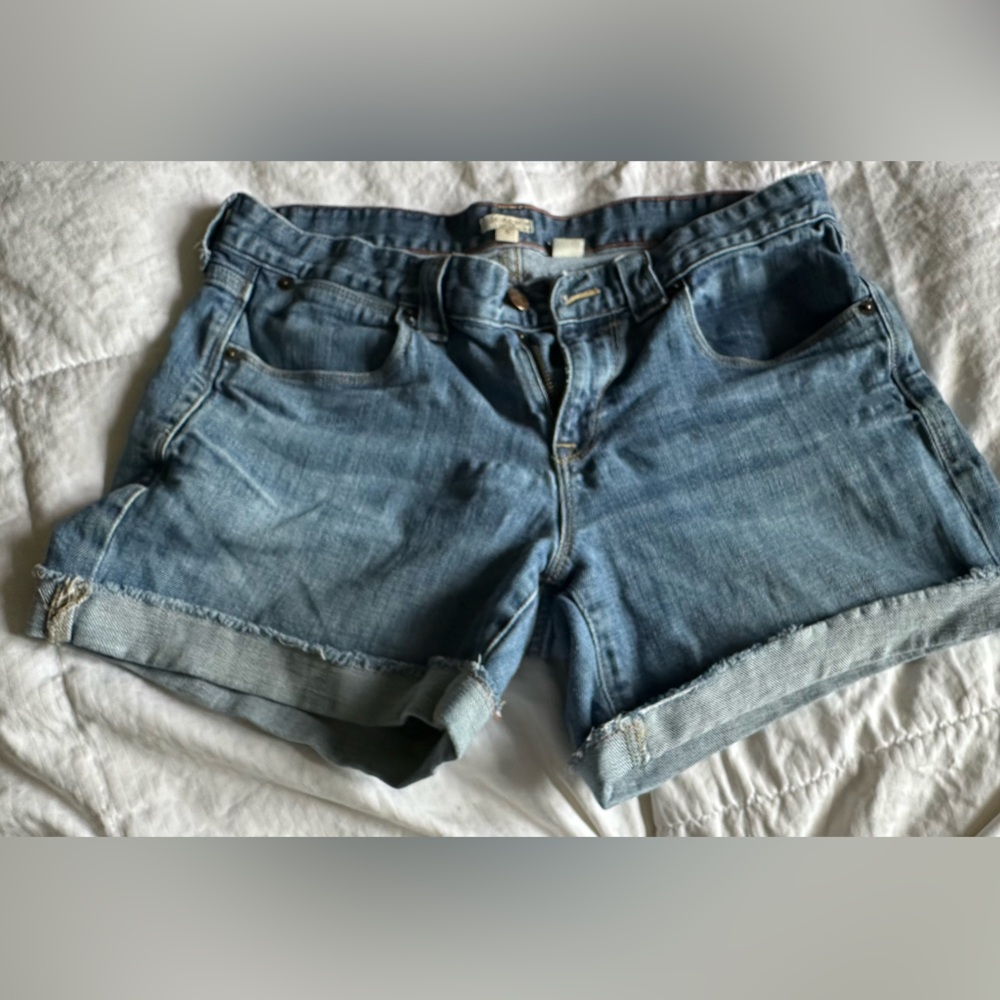 Denim Blue Women's Shorts JCrew 8